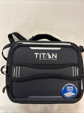 Titan Black Water Repellent Travel Organizer Bag - 10” l x 6”w x 8” h